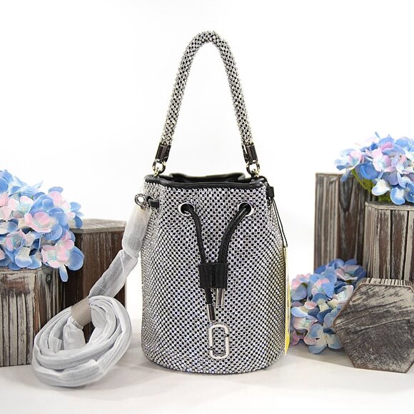 Marc Jacobs Handbags - Marc Jacobs Crystal J Marc Small Bucket Crossbody Shoulder Bag NWT $525